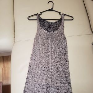 Shiny Beige sweater dress